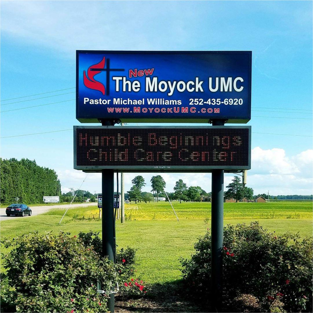 Moyock UMC signs