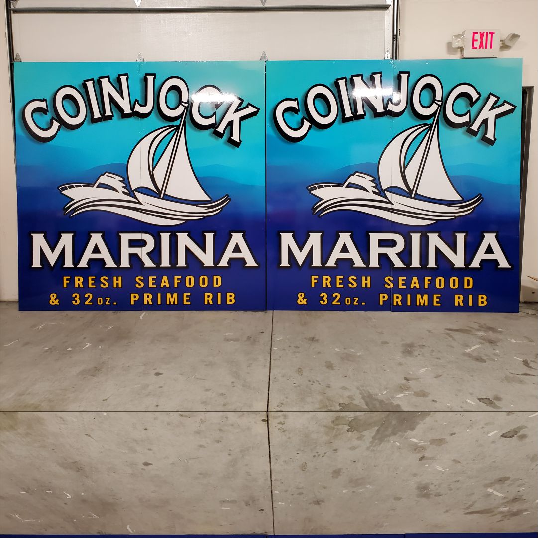 Coincock Marina signs