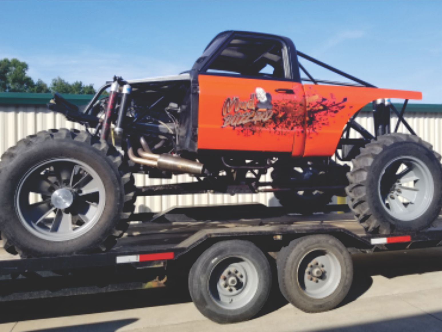 Buzzard mud truck wrap