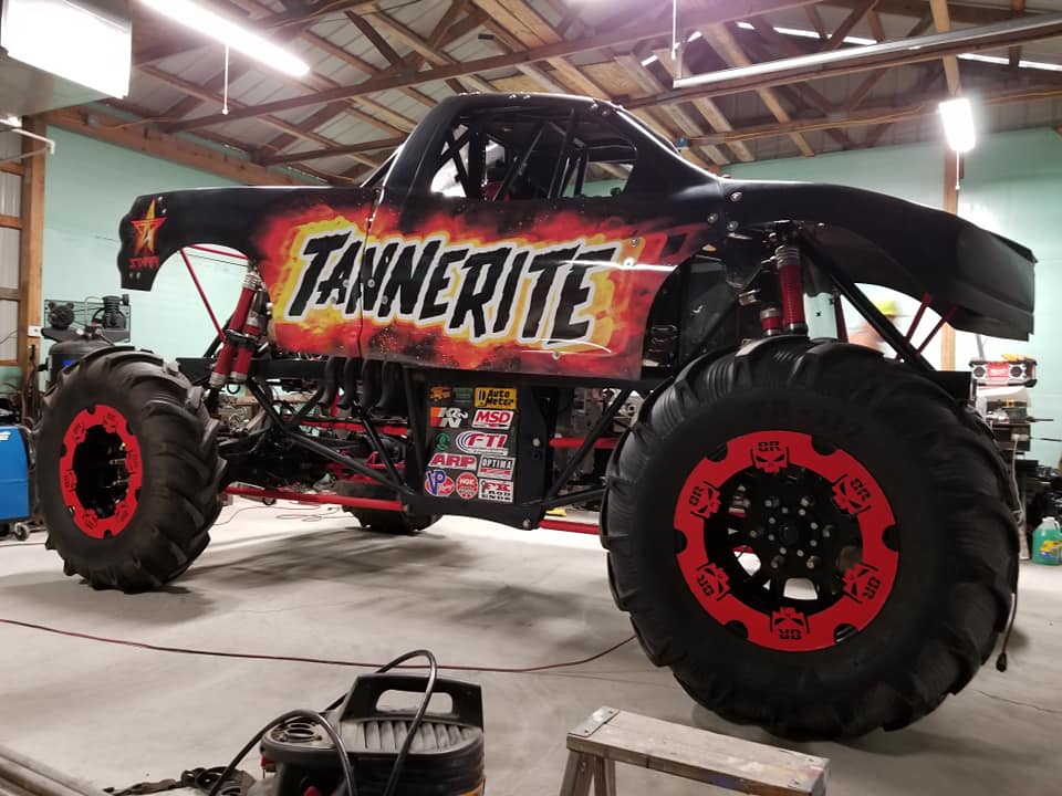 Tannerite mud truck wrap